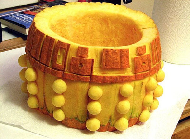 Dalek Halloween Pumpkin