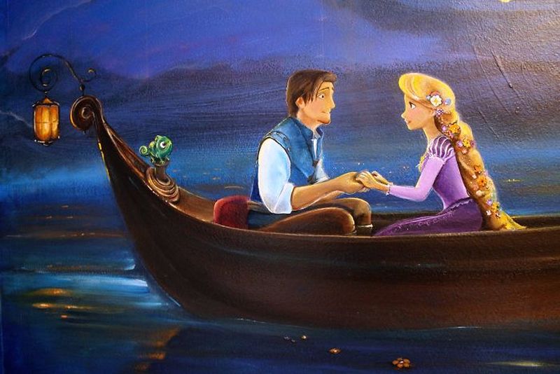 Disney’s Tangled mural