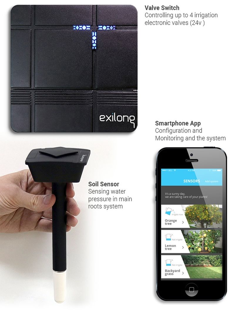 Exilong autonomous irrigation system