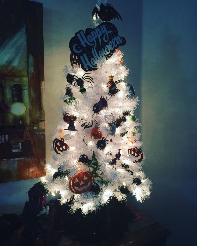 Halloween Christmas trees for spooky decorations this holiday season