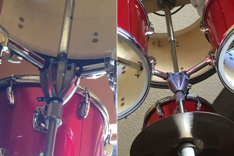 How to make a drum set chandelier at home