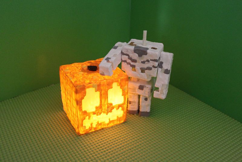 Minecraft Jack-o-lantern Skeleton