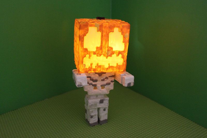 Minecraft Jack-o-lantern Skeleton