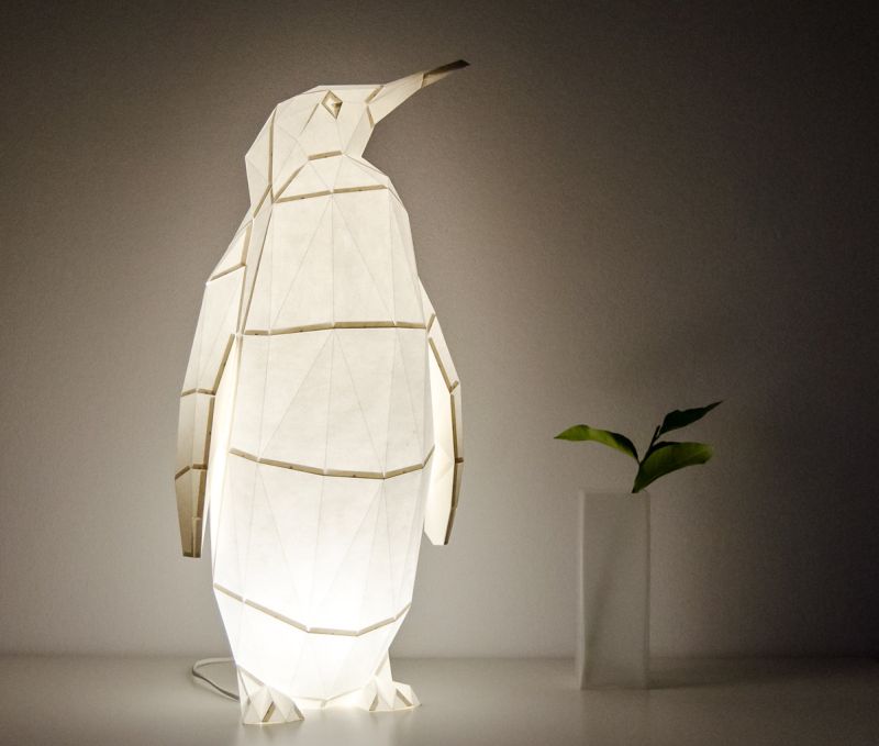 Emperor Penguin paper lamp 