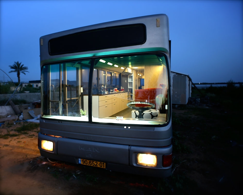 Public Transport Bus transformation exterior design 