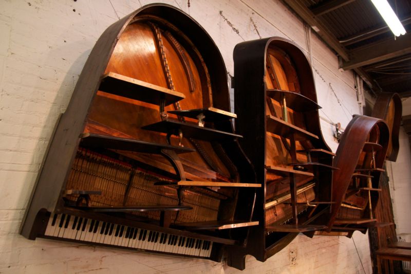 These repurposed old pianos are worthy home décor items for minimalists_15