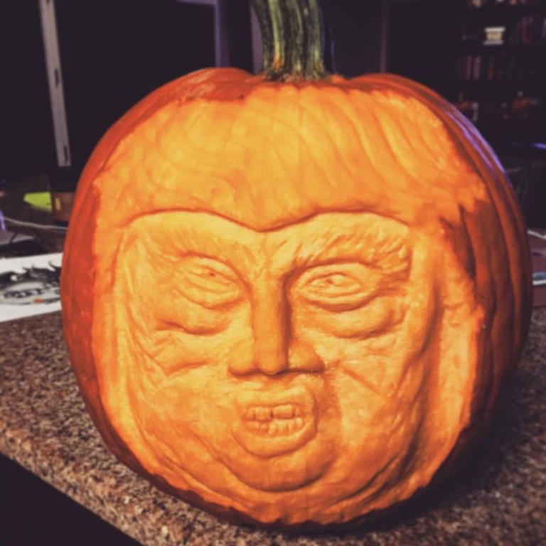 Make your Halloween spooky with 'Trumpkins'