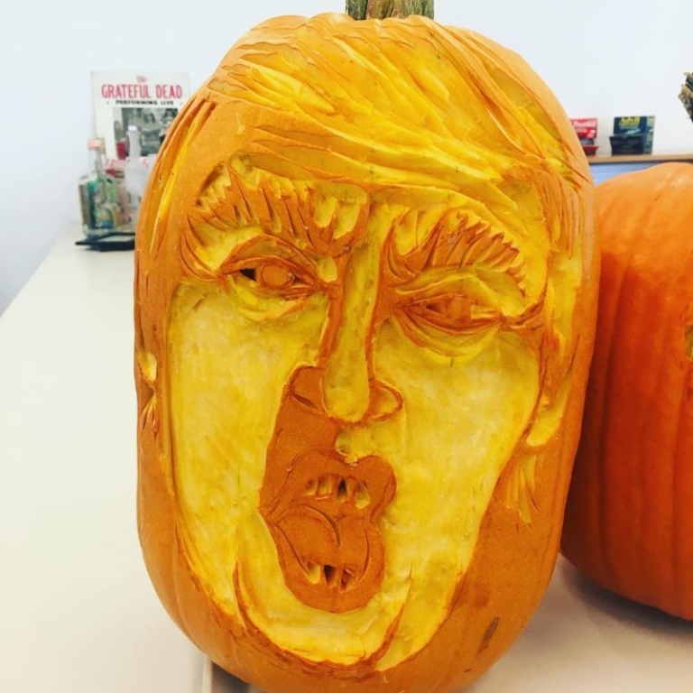 Make your Halloween spooky with 'Trumpkins'