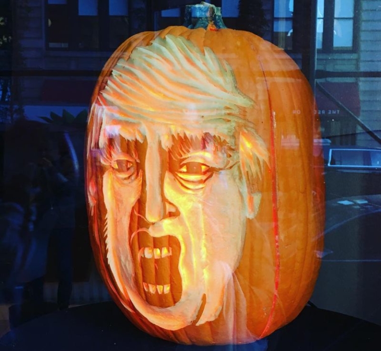 Make your Halloween spooky with 'Trumpkins'