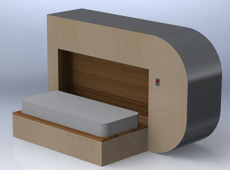 aDream sleep pod by Rafael Martin