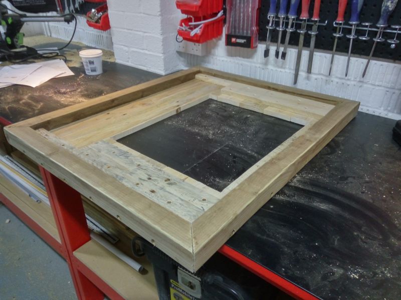 Arcade Coffee Table out of scrap wood