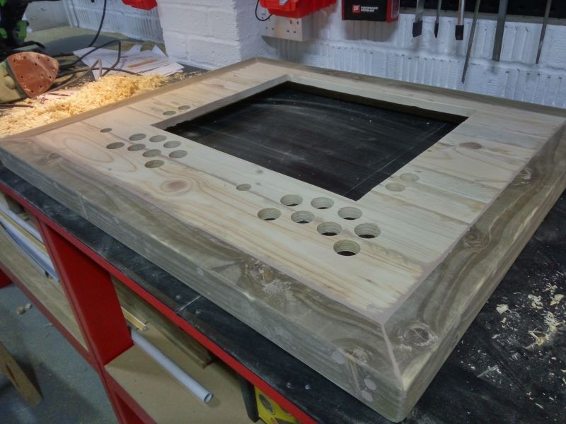 Arcade Coffee Table out of scrap wood