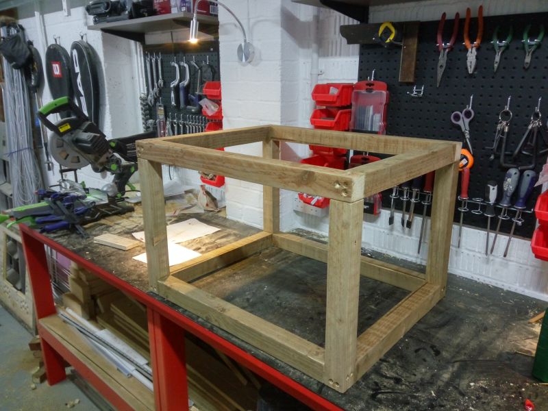 Arcade Coffee Table out of scrap wood