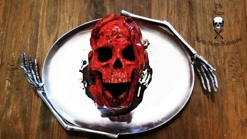 Death by Chocolate Autopsy Cake