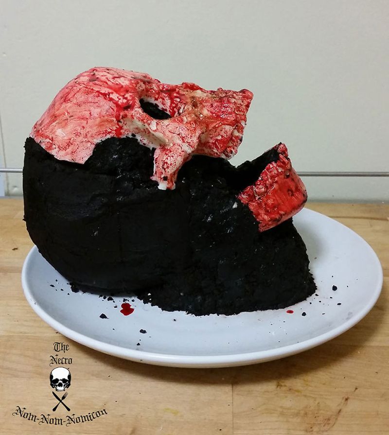 Death by Chocolate Autopsy Cake