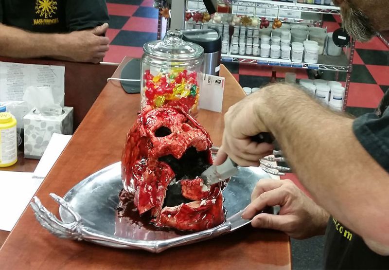 Death by Chocolate Autopsy Cake