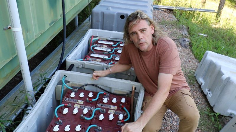 Former RAF engineer turned shipping containers into off-grid home