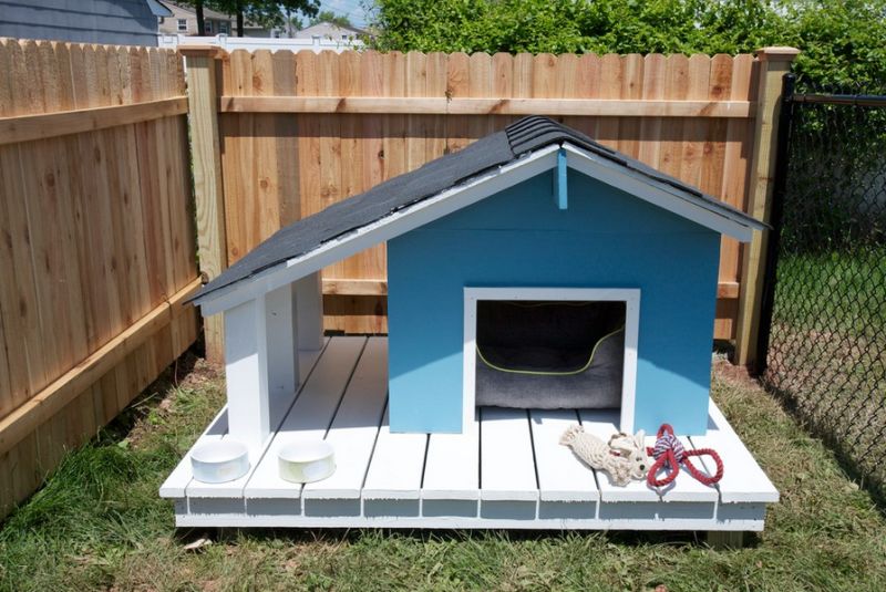 Give your pooch some personal space with a chic dog house