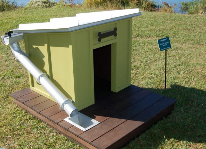 Give your pooch some personal space with a chic dog house