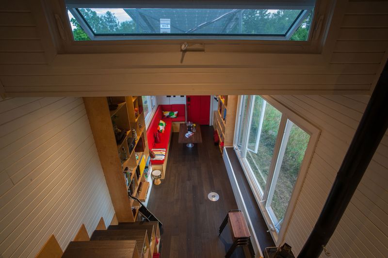 Greenmoxie off-grid tiny house has a drawbridge deck_13