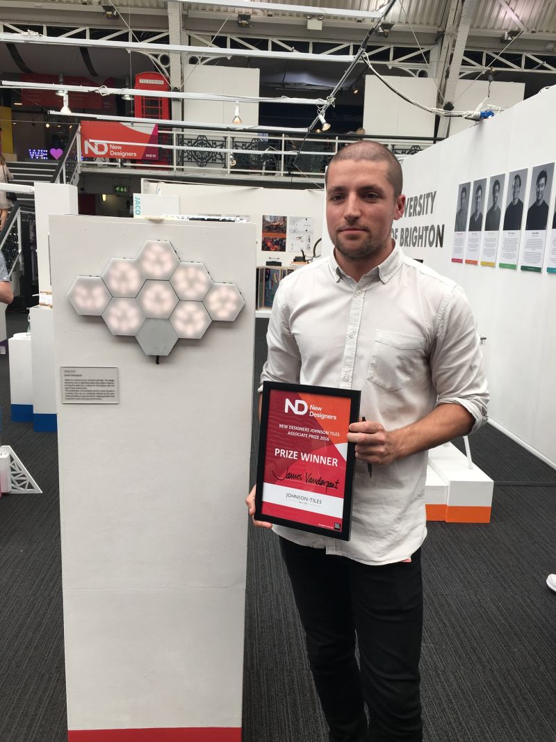 Winner of New Designers Johnson Tiles Associate Prize 2016