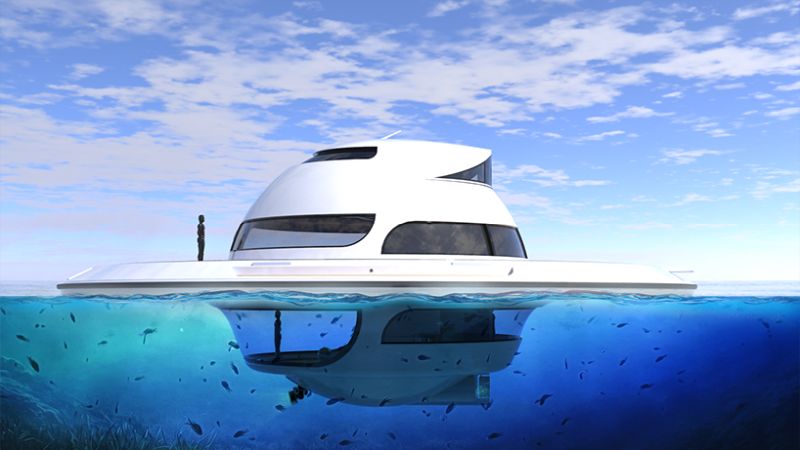 Jet Capsule UFO 2.0 Houseboat