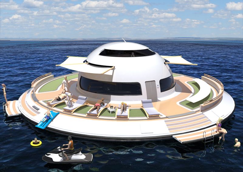 Jet Capsule UFO 2.0 Houseboat