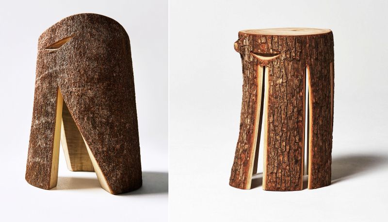 Log Furniture Series by Torafu Architects