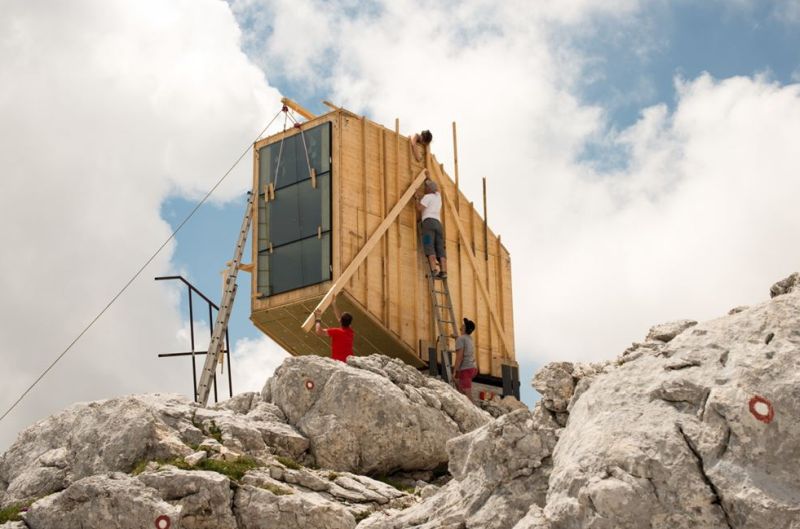 OFIS Arhitekti's Winter Cabin