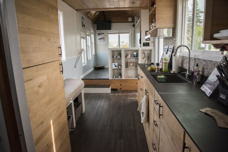 The rEvolve rotating tiny house by Santa Clara University