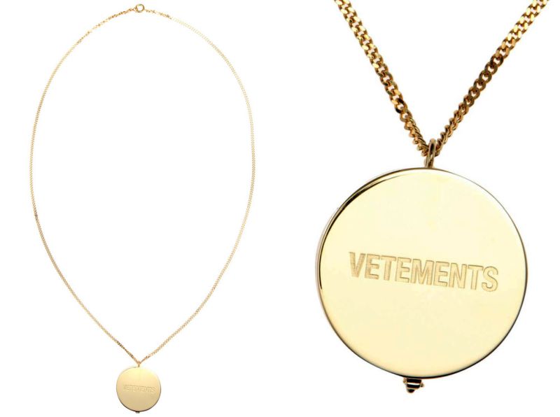 Vetements grinder necklace