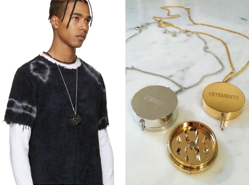 Vetements grinder necklace