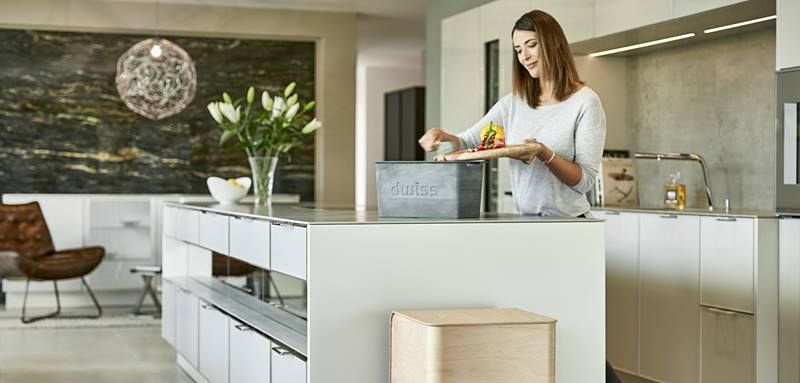 Dwiss kitchen bin that can also be used as a recycling system