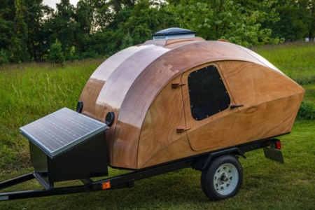 Build your own mobile camping pod with CLC teardrop Camper kit