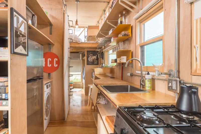 Kinetohaus tiny house on wheels in Del Valle, Texas