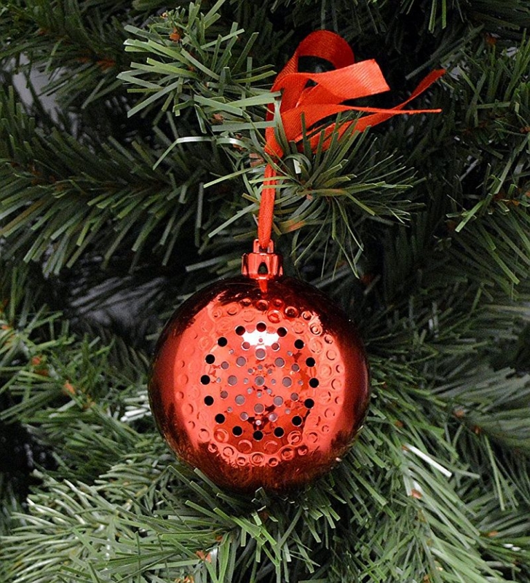 Make your Christmas tree sing with this ornamental Bluetooth speaker