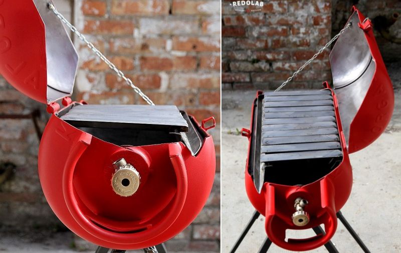 Paradox recycled coal barbecue by Redolab