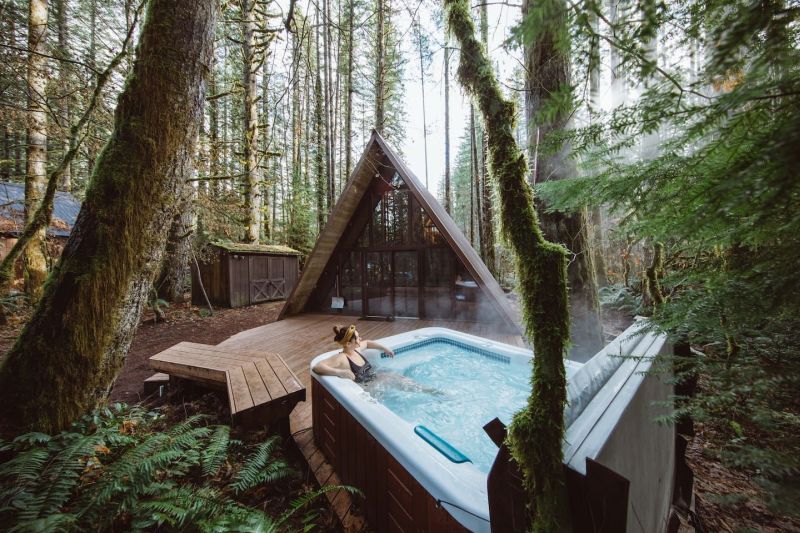 Sky Haus A-frame cabin in Skykomish, Washington