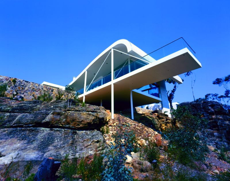 Luxury home perched on a cliff top 