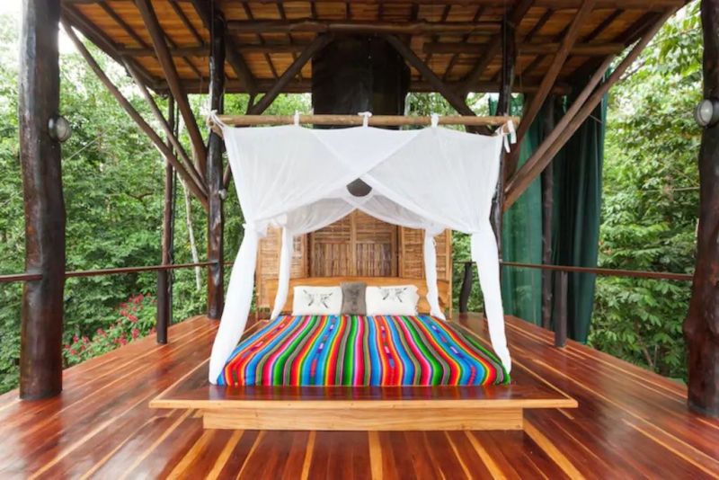 Three story treehouse rental in Matapalo, Costa Rica