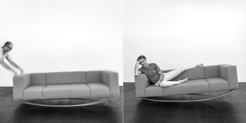 Sofa that will make you interact with other visitors 