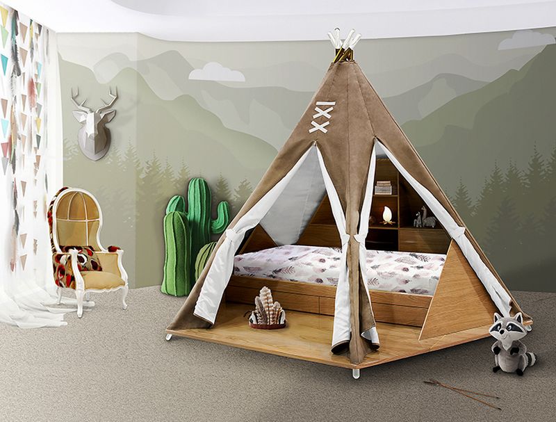 teepee bed with storage