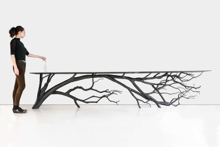 Bilbao Console Tree Branch Table by Sebastian Errazuriz