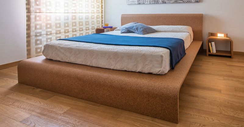 Bisu cork bed by OTQ is perfect for insomniacs