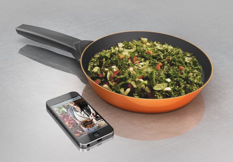 SmartyPans exhibits app-connected cooking pans at CES 2017