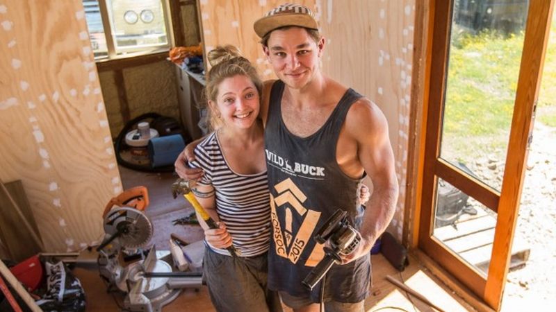 Canterbury University couple tiny house