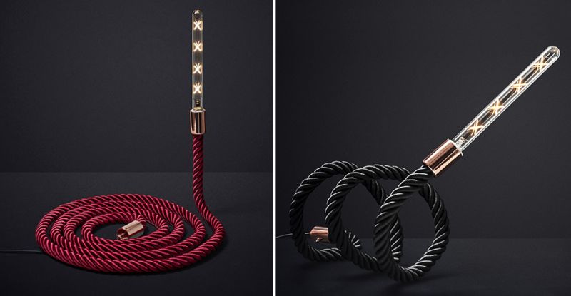 Flexible lamp that can be twisted in different shapes