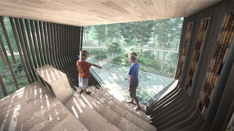 Modus Studio designs floating treehouse at Garvan Woodland Gardens