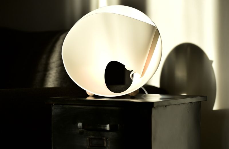 Tulip lamp by Pierre Cabrera 