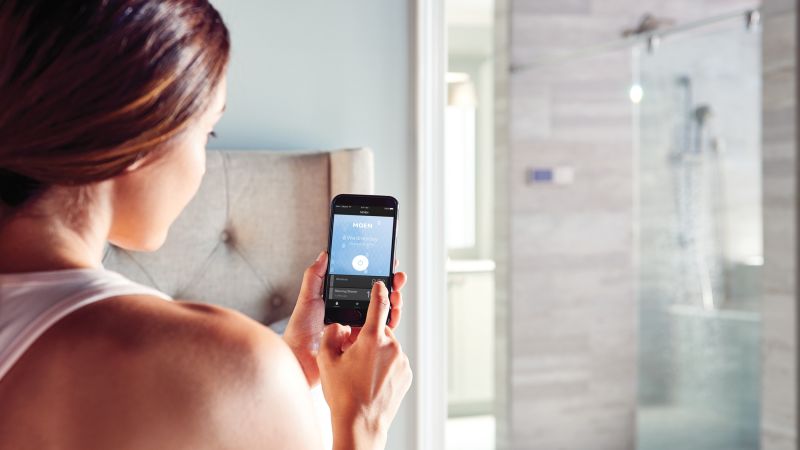 U by Moen is app/cloud-based smart shower system 